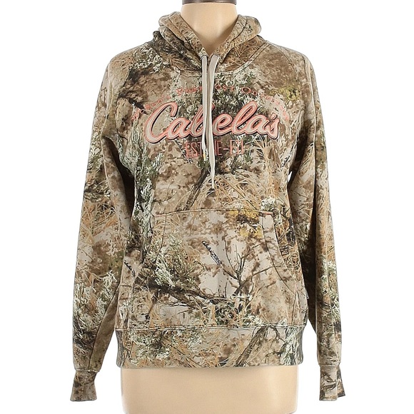 Cabela's Women's Woodland Camo Hoodie | Size XXL 2XL 2X Plus - Picture 7 of 7
